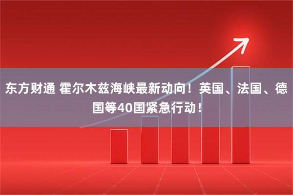 东方财通 霍尔木兹海峡最新动向！英国、法国、德国等40国紧急行动！